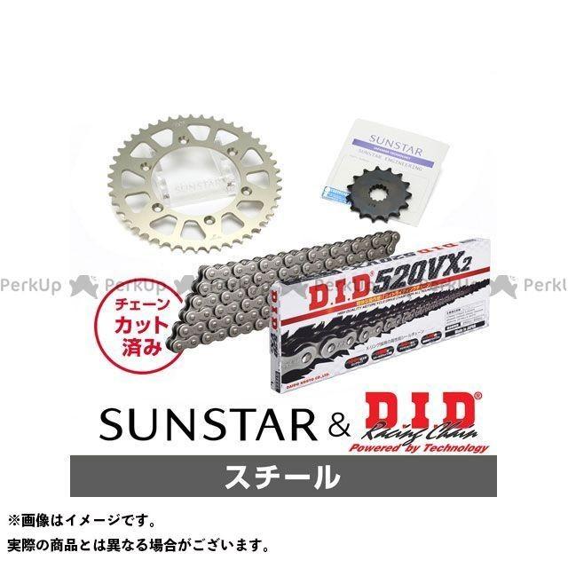 セット商品 XR250R KD34401 サンスター スプロケット＆DID チェーンキット（スチール） SET