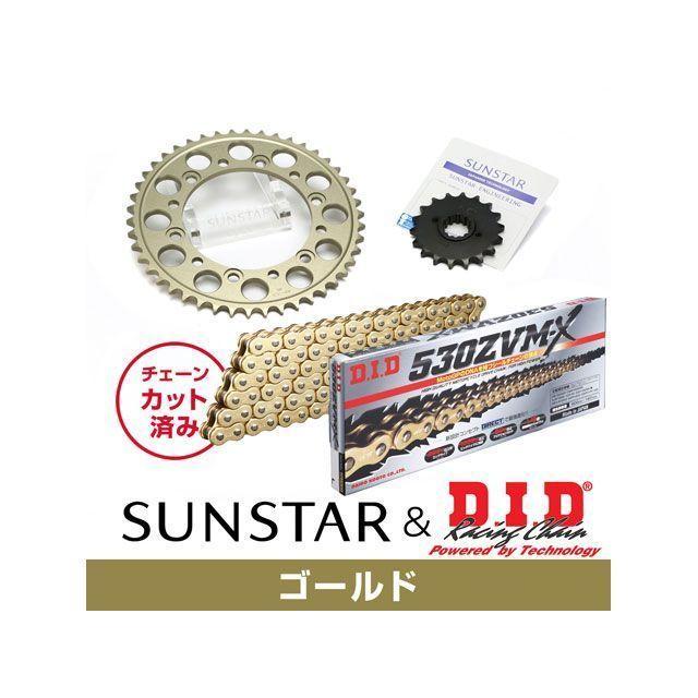 （正規品）サンスター CB900F KD53313 スプロケット＆チェーンキット（ゴールド） SUNSTAR バイク
