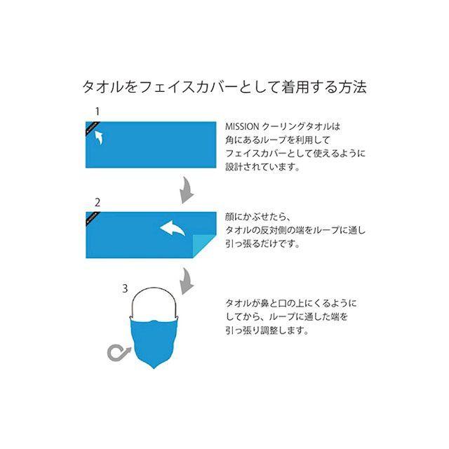 正規品／ミッション ORIGINAL MICRO FIBER COOLING TOWEL（GRUNGE BLUE） MISSION 日用品｜camp｜02