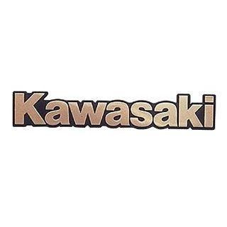 カワサキ（Kawasaki） 汎用 タンクエンブレム カラー ゴールド サイズ