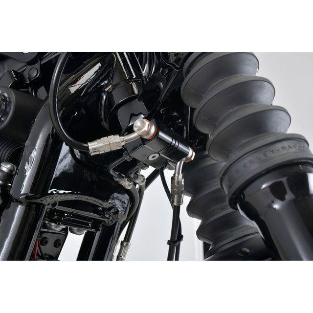 スウェッジラインプロ XL883N ABS フロントブレーキホースキット（ステンレスブラック） ホースカラー ブラックスモーク SWAGE-LINE…の画像