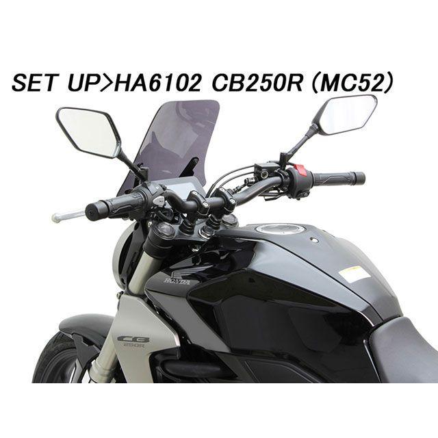 バイクウィンドシールド スモーク ハリケーン製　cb125r,cb250r専用品 HURRICANE（ハリケーン） CB125R CB250R スクリーン（スモーク