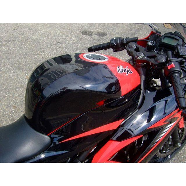 のぶ プレジャー Ninja250SL タンクオーバルカバー PLEASURE : モトメガネ