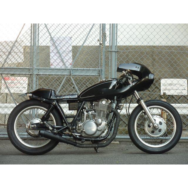 ANーBU アンブ SR400/500 SR用スタッズカウルシート（ブラック） ANBU