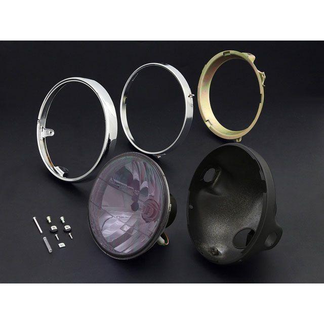 えページ ブライテック 旧カワサキ系 ヘッドランプ ラウンドタイプ リム付