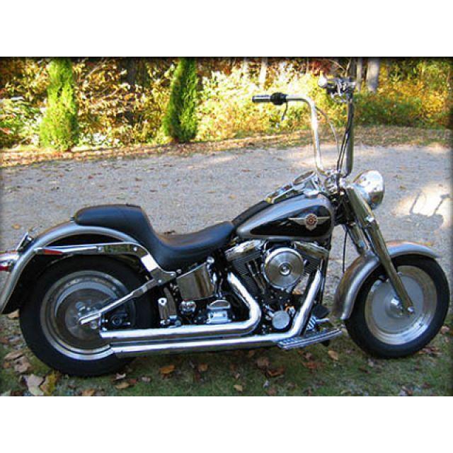 ワイルドワン ハーレー用 16in ファットエイプバーハンドル クローム