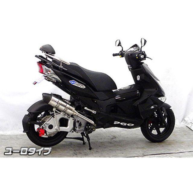 ウイルズウィン G-MAX125 G-MAX125用 ロイヤルマフラー ユーロタイプ O2センサー取付口装備 オプション オプションD WirusW…の画像