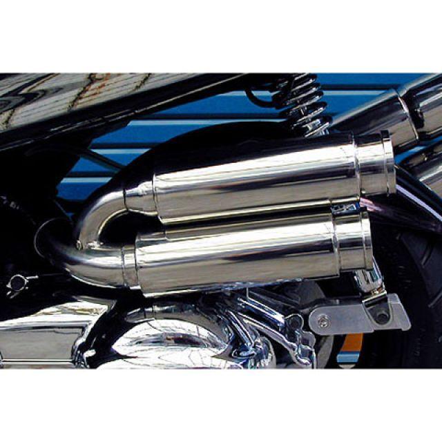 XL系14年以降用3インチスリップオン クロームメッキ クロームワークス□3インチ スリップオンマフラー HP-PLUS