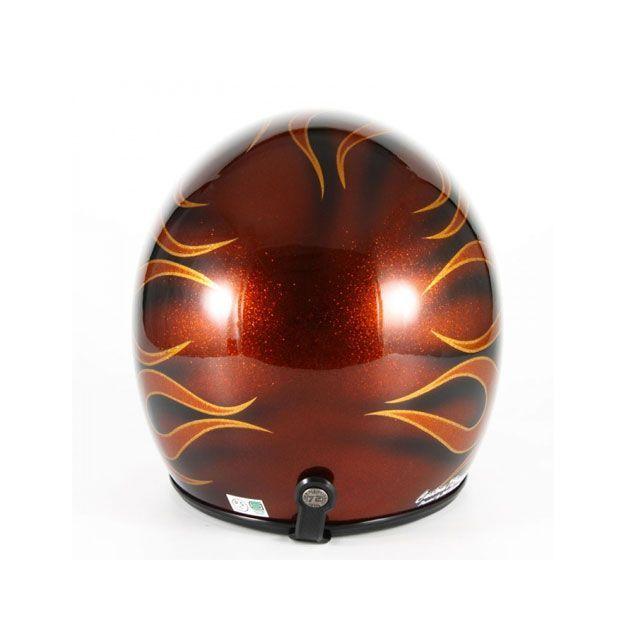 72JAM JET HELMET 72ジャムジェット FLAMES カラー オレンジ 72JAM