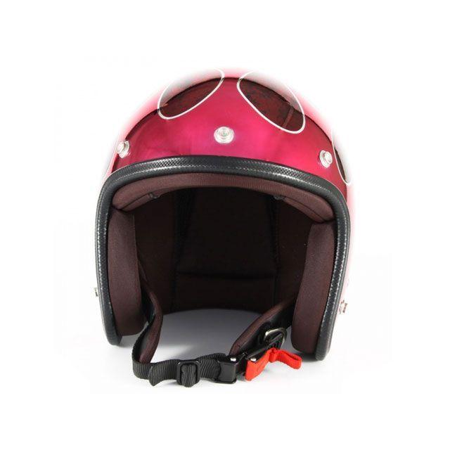 72JAM JET HELMET 72ジャムジェット FLAMES T-2 カラー レッド 72JAM