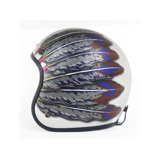 72JAM JET HELMET 72ジャムジェット IWAKI Fifty one Feather Design
