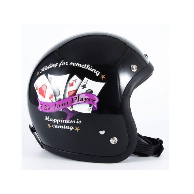 72JAM JET HELMET 72ジャムジェット JF-13 PLAYERS（ブラック） サイズ