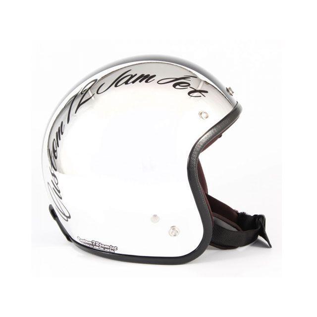 72JAM JET HELMET 72ジャムジェット CHROMES CM カラー ブラック 72JAM