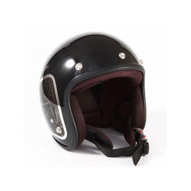 カラさま 72JAM JET HELMET 72ジャムジェット WEED カラー ブラック 72JAM