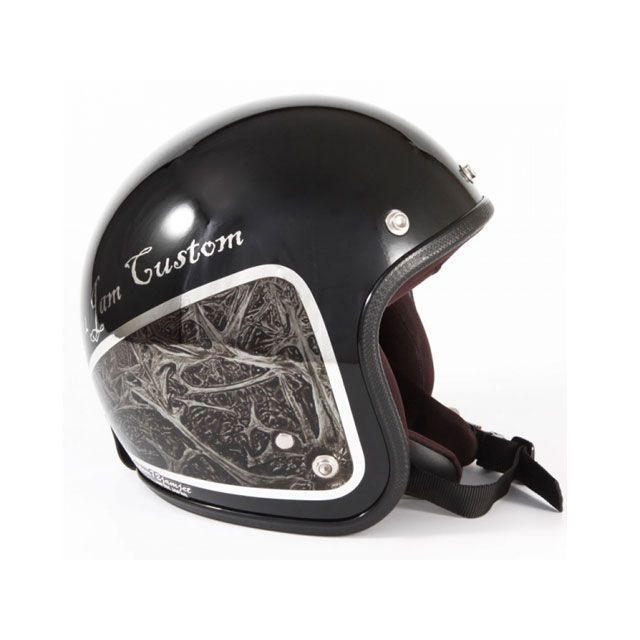 72JAM JET HELMET 72ジャムジェット WEED カラー ブラック 72JAM