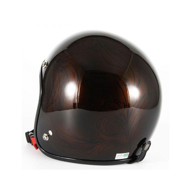 72JAM JET HELMET 72ジャムジェット Leaf レディース カラー ブラウン