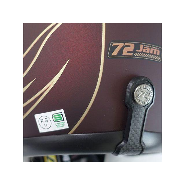 72JAM JET HELMET 72ジャムジェット STEALTH カラー レッド サイズ XL