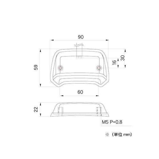 DRC ディーアールシー 汎用 MOTOLED ファントムテールライト（レッド