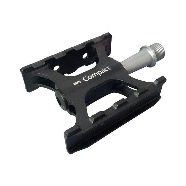 コンパクトペダル 黒 三ヶ島（自転車） ペダル（Compact）左右ペア 9/16芯（ブラック） MKS