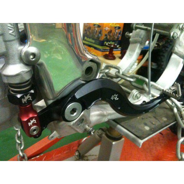 ハンマーヘッド CRF250R/450R ブレーキペダル ラージアルミティップ カラー ブラック HammerHead_2