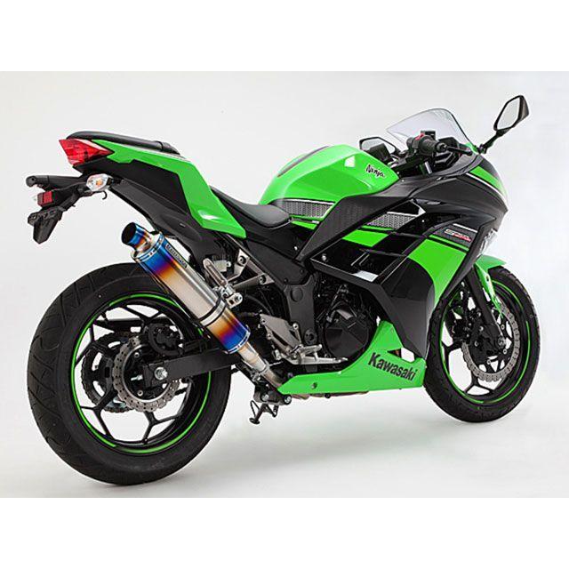 BMS-R BMS Ninja250 R-EVO スリップオン サイレンサー ヒートチタン