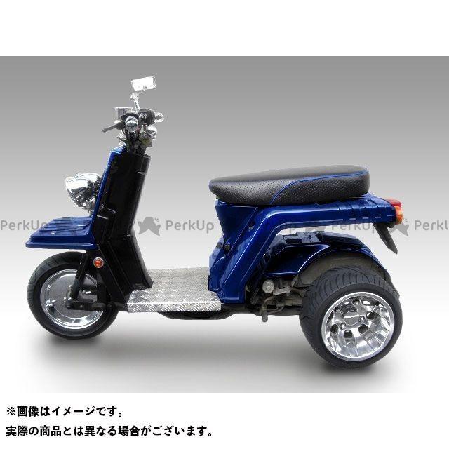 【メーカー直送】スパンキーズ ジャイロキャノピー ジャイロX 4stジャイロ用10インチ・迫力中反りアルミホイール扁平タイヤ＆スペーサーセット SP… 4穴 ジャイロキャノピー 説明