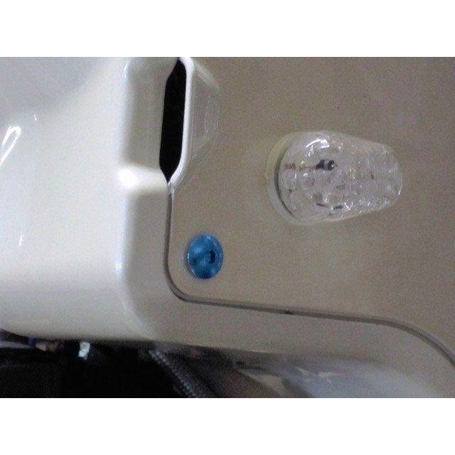 リンパーツ ズーマー フロントBOXサイドボルトSET 4色 カラー ブルー