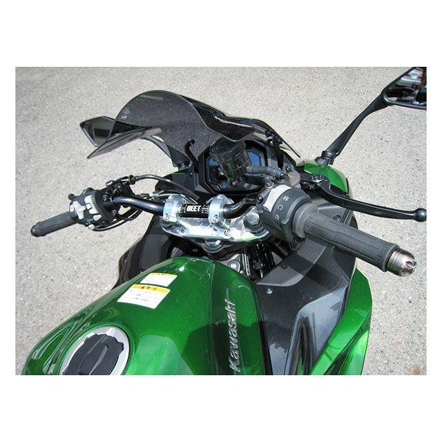 ビートジャパン Ninja1100SX Ninja1000SX テーパーバーハンドルコンバージョンKIT（シルバー） BEETの画像