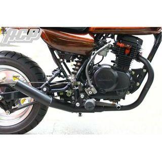 ACP エイプ50 エイプ50用 エルサウンドショート管 カラー ブラック