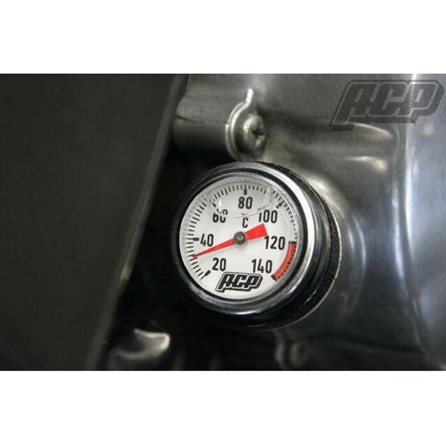 ACP（エーシーピー） カワサキ用アナログ油温計 カラー ブラック