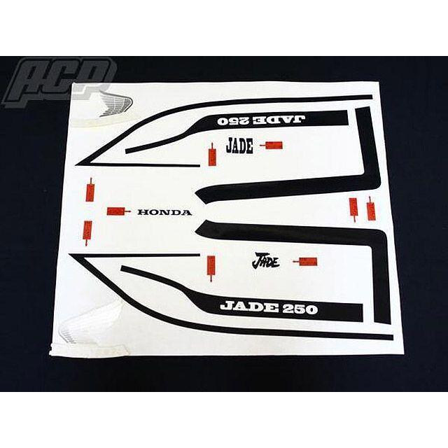 ACP ジェイド250用 CBX 1型 ラインステッカー カラー 赤白タイプ
