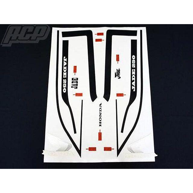 ACP ジェイド250用 CBX 1型 ラインステッカー カラー 赤白タイプ