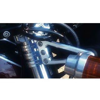 ポッシュフェイス 汎用 マシンドホリゾンヘッドライトステー 43φ 3