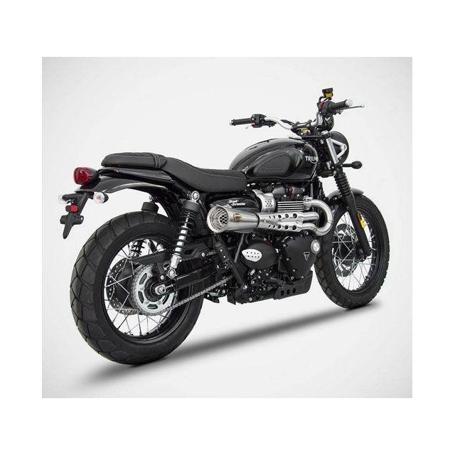 ZARD ザード ストリートスクランブラー 2-1ステンレスフルキット Rivalley（リバレイ） ザード STREET SCRAMBLER 2＞1 ステンレス