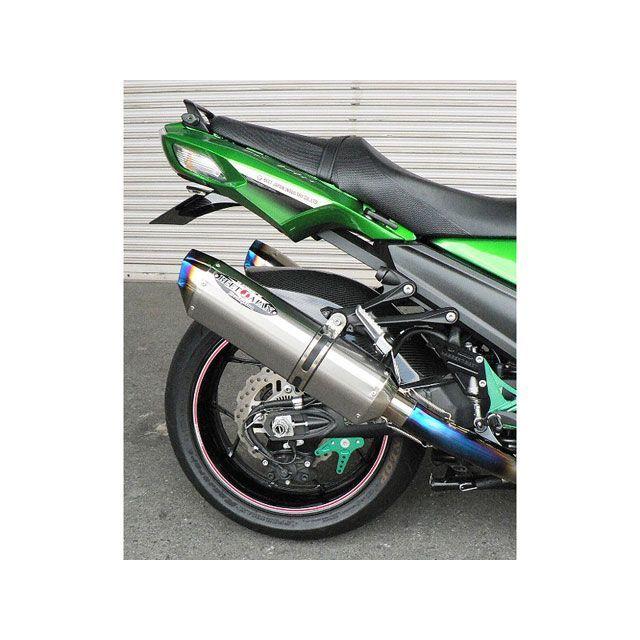 ビートジャパン Ninja ZX-14R NASSERT Evolution TypeII T-2 スリップオンマフラー サイレンサー クリアチタン…の画像
