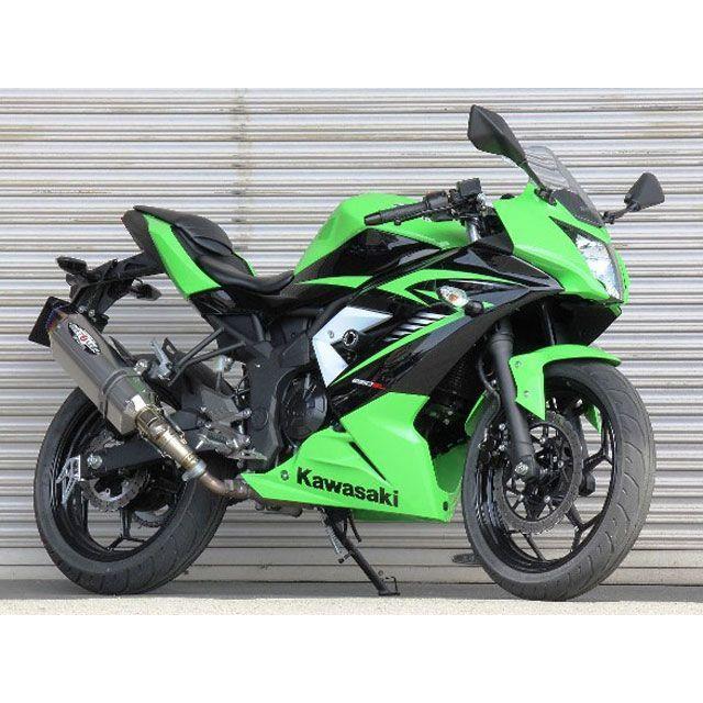 ビートジャパン Ninja250SL NASSERT Evolution Type II スリップオンマフラー サイレンサー クリアチタン BEETの画像