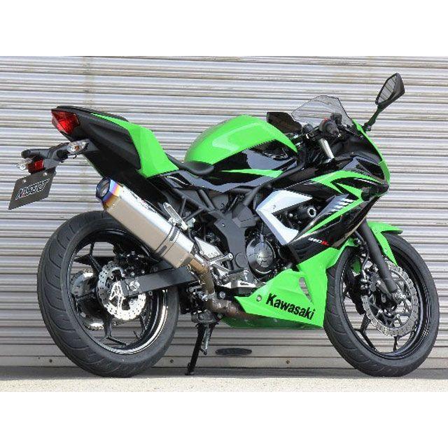 ビートジャパン Ninja250SL NASSERT Evolution Type II スリップオンマフラー サイレンサー クリアチタン BEETの画像