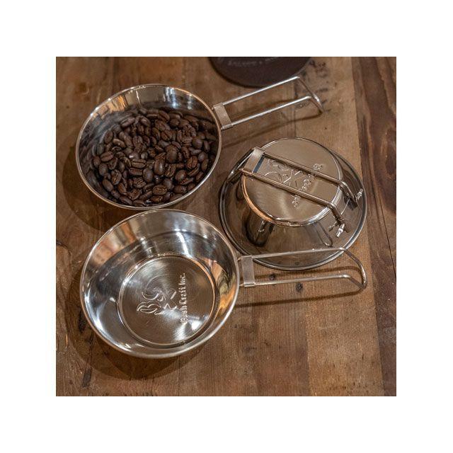 Bush craft（ブッシュクラフト） フォールディングステンレスシェラ