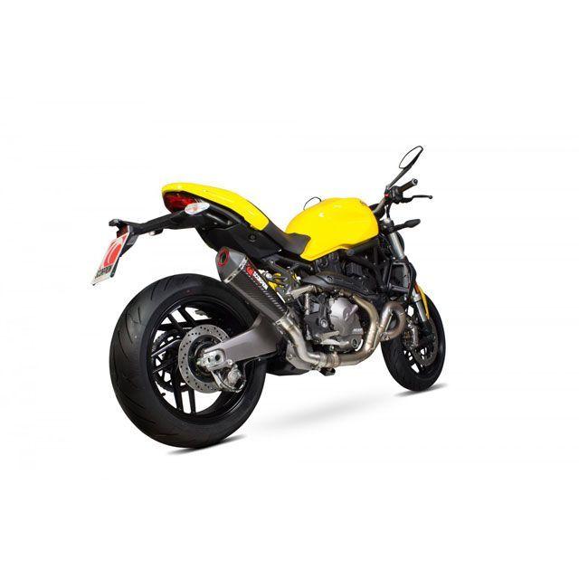 SCORPION スコーピオン Monster 821 Serket Taper Slip-on. Removes