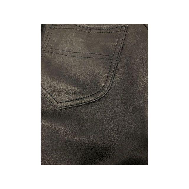 RIDEZ ライズ SugarRidez TAPERED FLEXIBLE LEATHER PANTS（ブラック