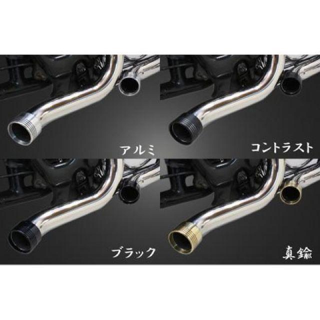 Garage T＆F - 車宿りT\u0026F スティード400 ターンアウトマフラー 色合い ステンレス鋼 印字機 挙げ句のはて付き添い人（黒いこと） T\u0026F