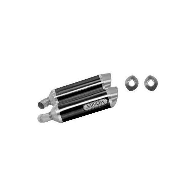 アロー DUCATI MONSTER 696 08-10/1100 09-10 ALUMINIUM HOMOLOGATED