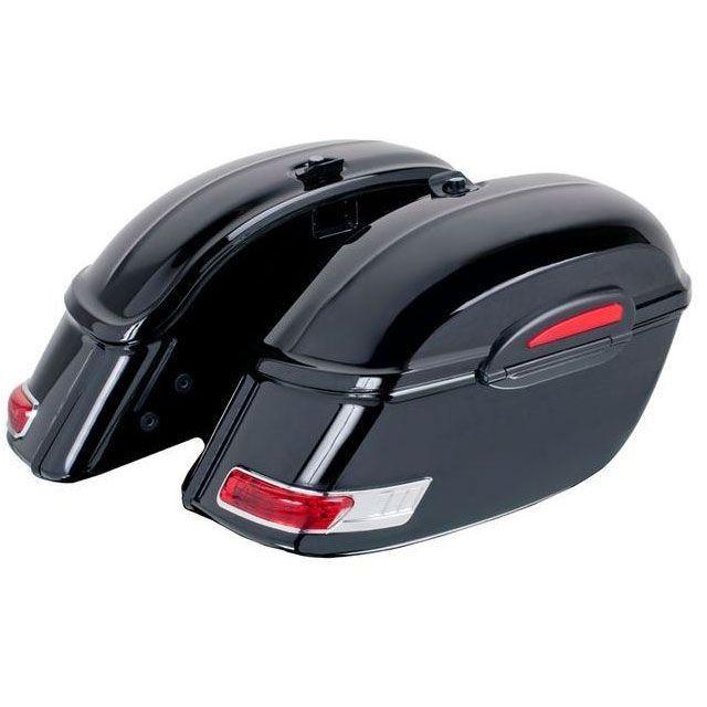 専用‼️ カスタムアクセス Rigid Right Saddlebags Touring Model Black