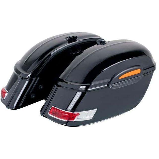 カスタムアクセス Rigid Saddlebags Touring Model Black ｜ ARS002N