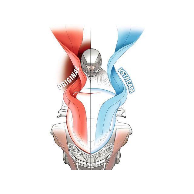 ナショナルサイクル ウィンドシールド VStream グレイティンテッド