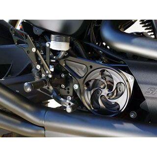 ベビーフェイス XR1200 フロントプーリーカバー カラー ブラック
