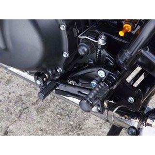 スズキ隼08〜対応TOP SPEED RACING スリップオン左右セット ベビーフェイス BONNEVILLE バックステップキット カラー ブラック