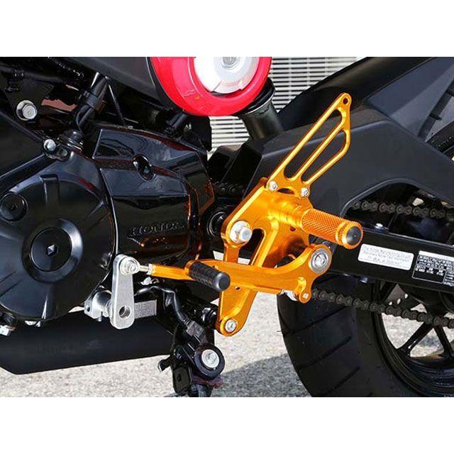 いぶ専用 ベビーフェイス GROM/MSX125 バックステップキット カラー ブラック