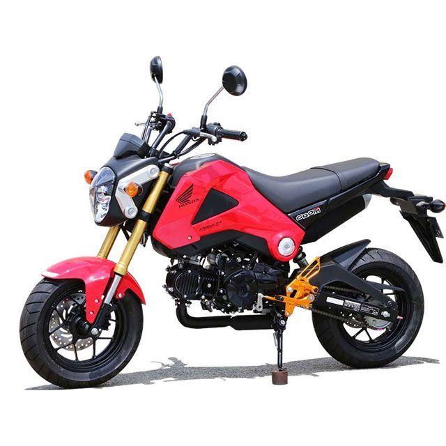 ベビーフェイス GROM/MSX125 バックステップキット カラー ブラック