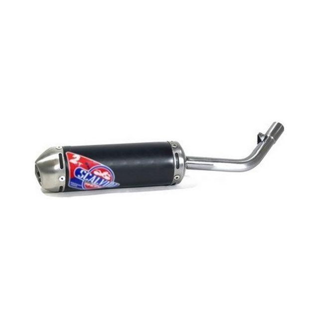 スカルビーニ YZ 85 ラウンド ブラックアノダイズド 直径 70mm サイレンサー INOXエンドキャップ ｜ 002.053113 ...